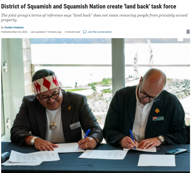 加拿大首个原住民土地归还工作组成立，产权风险飙升！