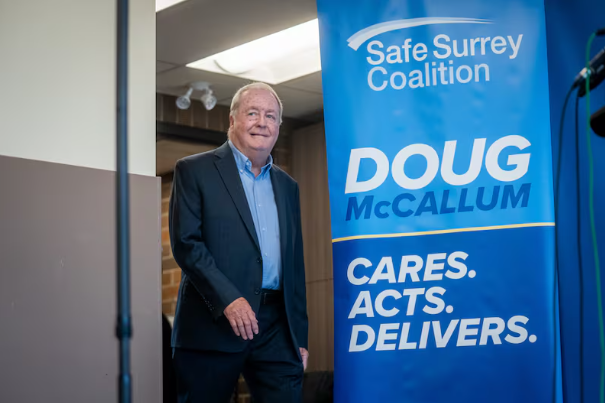 素里市选升温！Doug McCallum喊话：退出Metro Vancouver，4年冻结地税